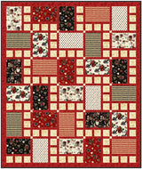 Four Squared Downloadable Pattern by Cuddle Cat Quiltworks