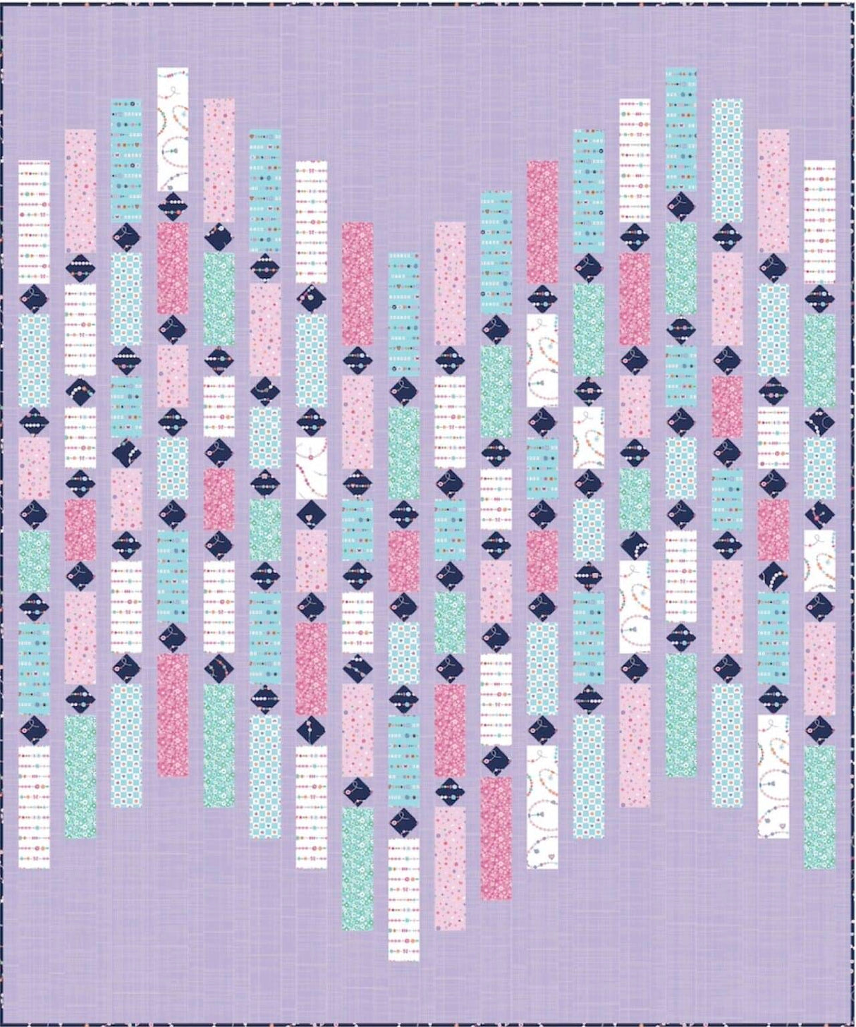 Friendship Waves Downloadable Pattern by Pine Tree Country Quilts
