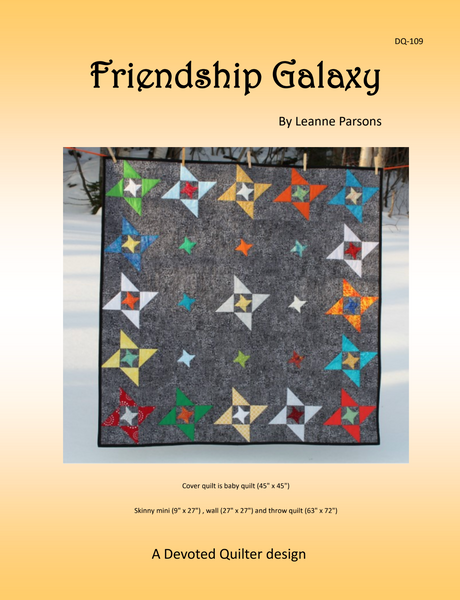 Friendship Galaxy Downloadable Pattern by Devoted Quilter