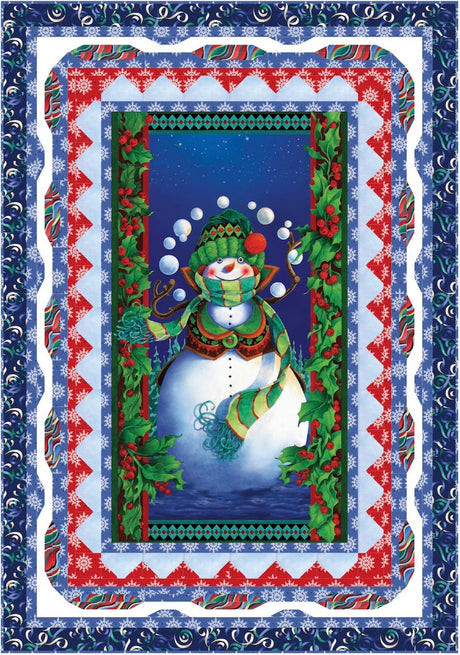 Frosty Frame Downloadable Pattern by Pine Tree Country Quilts