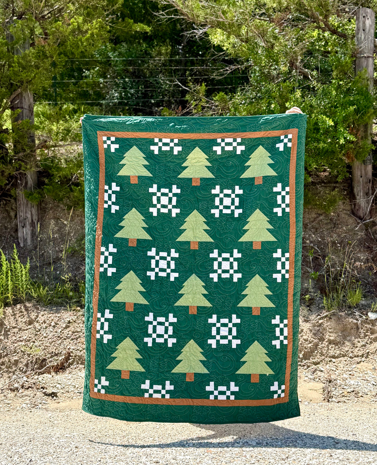 Frosty Woodland Downloadable Pattern by Quiltin' Crazy
