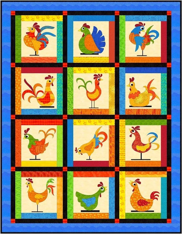 Funky Chickens Downloadable Pattern