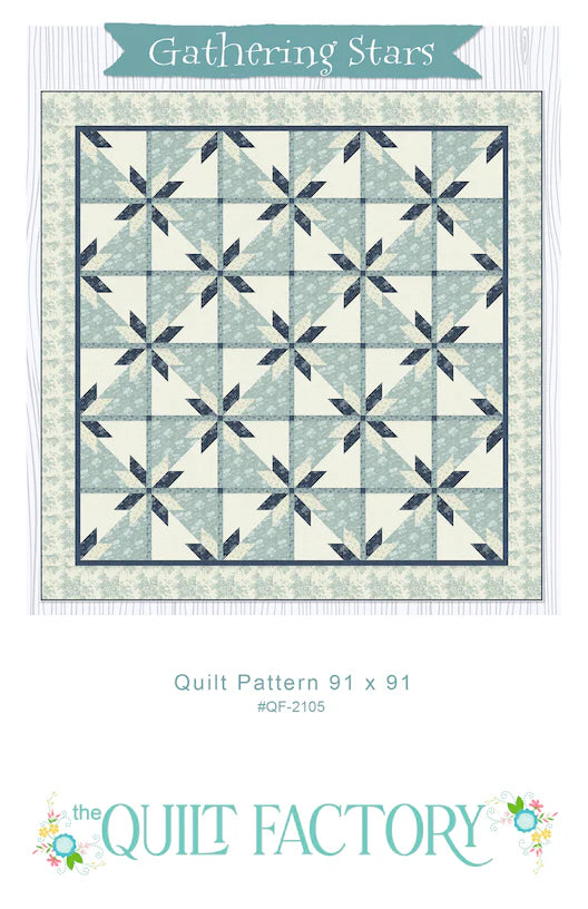 Gathering Stars Quilt Pattern by The Quilt Factory