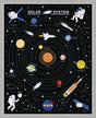 Reach for the Stars with NASA 35 1/2" x 43 1/2" Galaxy Panel Glow in the Dark Quilt Fabric - Riley Blake Designs - Riley Cloward
