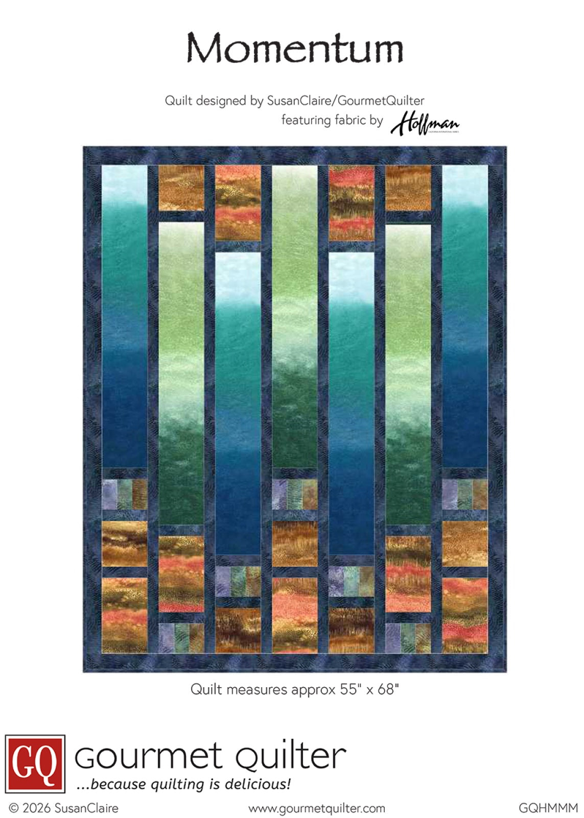 Momentum Quilt Pattern by Gourmet Quilter
