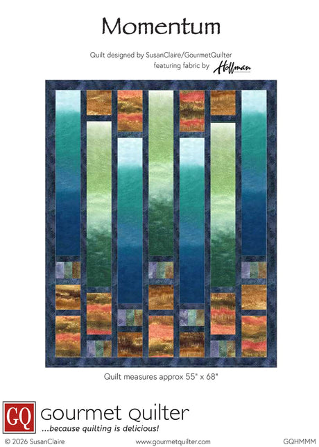 Momentum Quilt Pattern by Gourmet Quilter