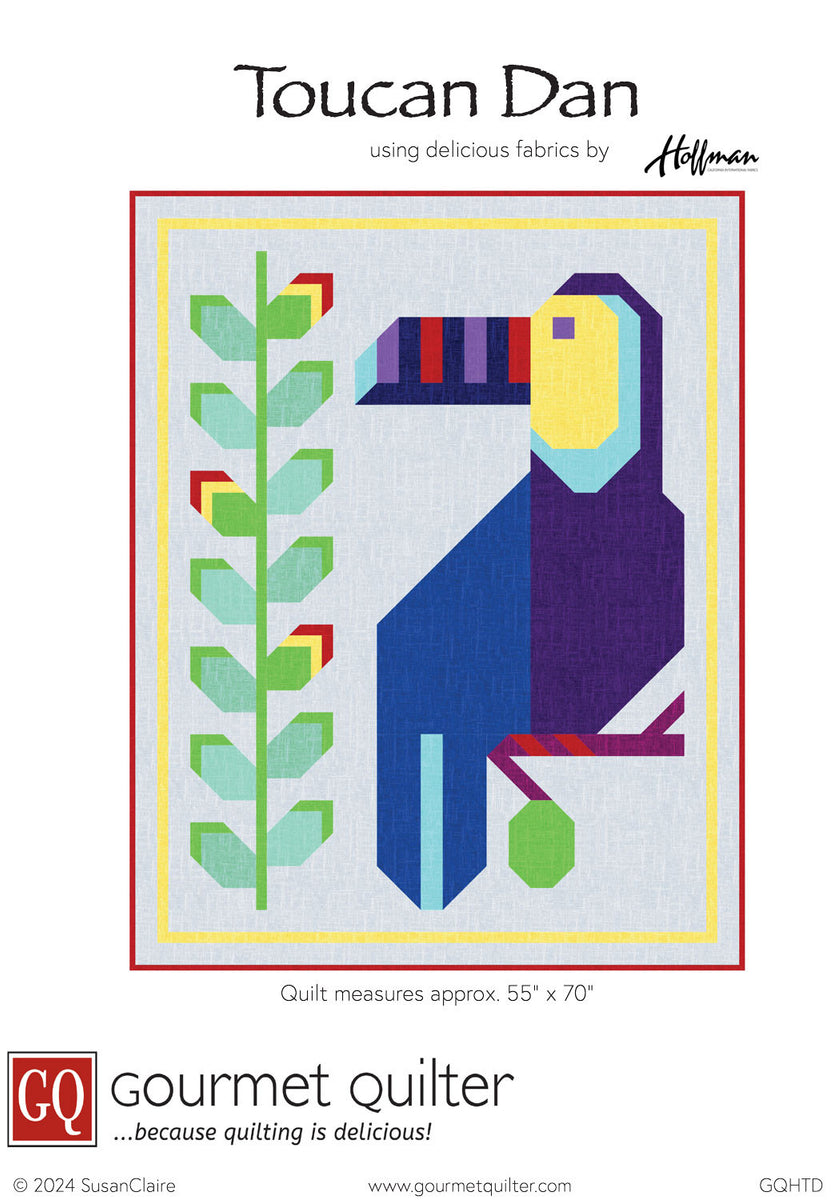 Toucan Dan Quilt Pattern – Quilting Books Patterns and Notions