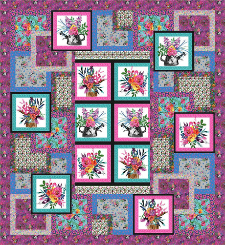 Gardenscapes Quilt Pattern by Quilters Clinic