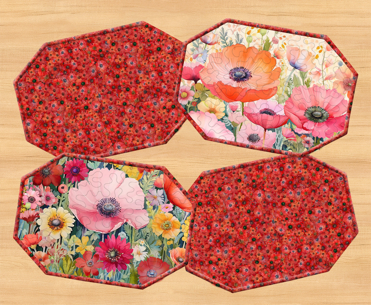 Playing with Panels, Placemats & Napkins Downloadable Pattern by J. Minnis Designs