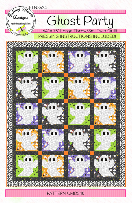 Ghost Party Downloadable Pattern by Cathey Marie Designs