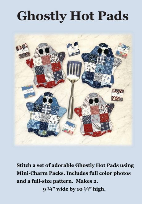 Ghostly Hot Pads Downloadable Pattern by J. Minnis Designs