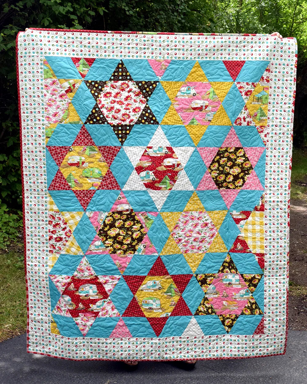 Star Farm Quilt Downloadable Pattern by Cloth Parcel