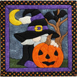 Gnomely Nights Quilt-Magic No Sew Wall Hanging Kit by Quilt Magic