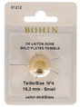 Gold Plated Brass Thimble Small by Bohin