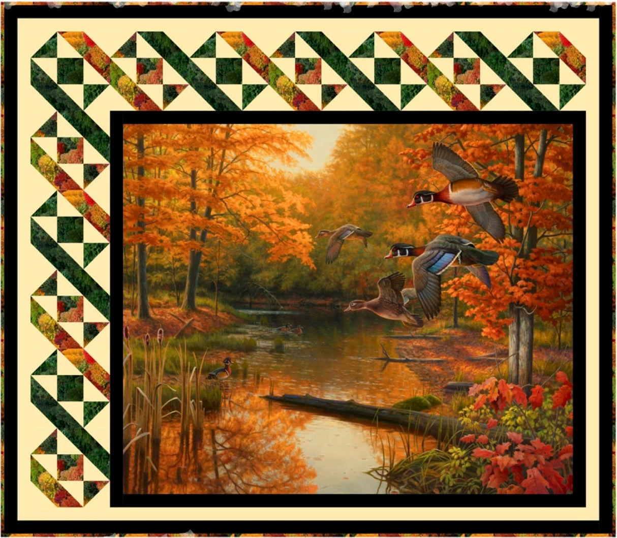 Golden Flight Downloadable Pattern by Pine Tree Country Quilts
