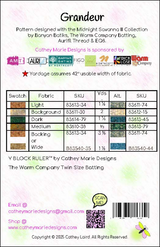 Back of the Grandeur Downloadable Pattern by Cathey Marie Designs