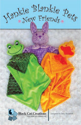 Hankie Blankie Pets New Friends Downloadable Pattern by Black Cat Creations