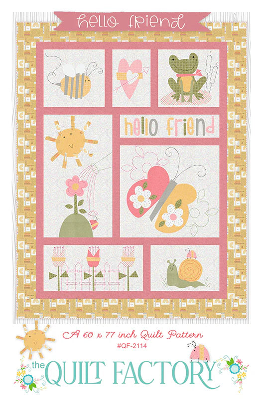 Hello Friend Quilt Pattern – Quilting Books Patterns and Notions