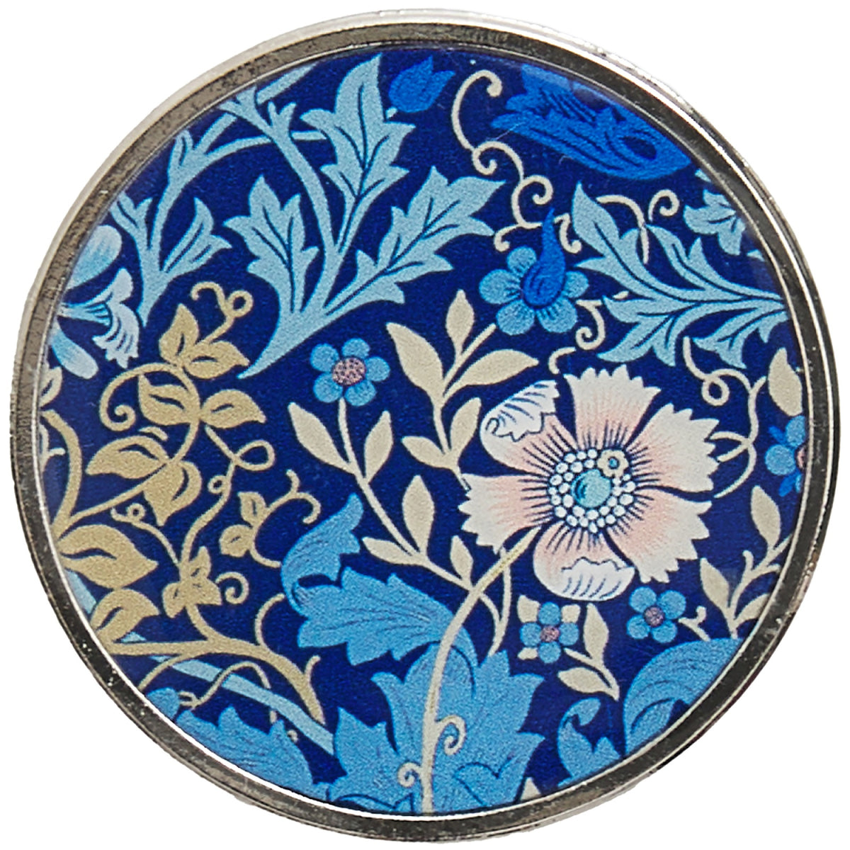 Magnetic Needle Minder Blue Floral by Hobby Gift USA