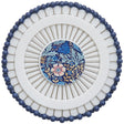 Plastic Head Pins on Wheel Blue 40ct by Hobby Gift USA
