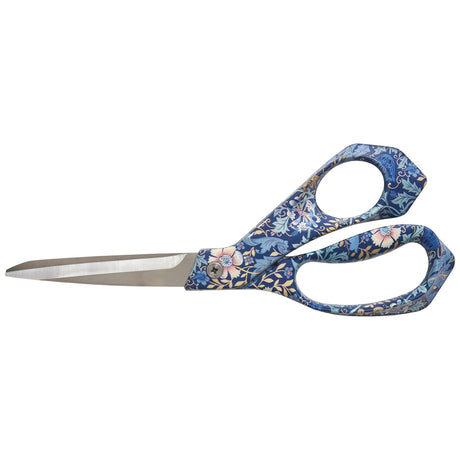 Dressmaker Scissors 8-1/2in Blue Floral by Hobby Gift USA
