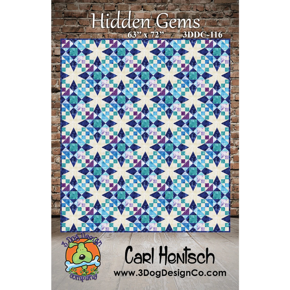 Hidden Gems Quilt Pattern by 3 Dog Design Co Quilt Patterns
