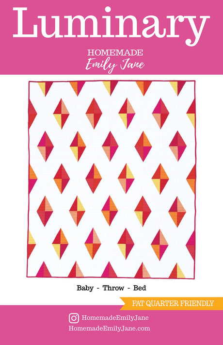 Luminary Quilt Pattern by Homemade Emily Jane