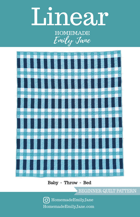 Linear Quilt Pattern by Homemade Emily Jane