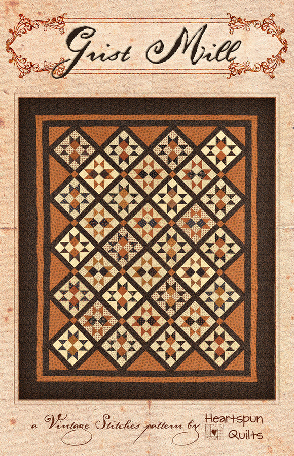 Grist Mill Quilt Pattern by Heartspun Quilts