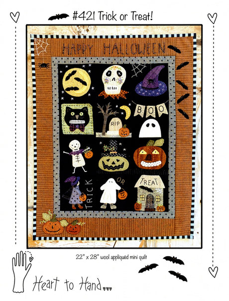 Trick or Treat Quilt Pattern by Heart To Hand