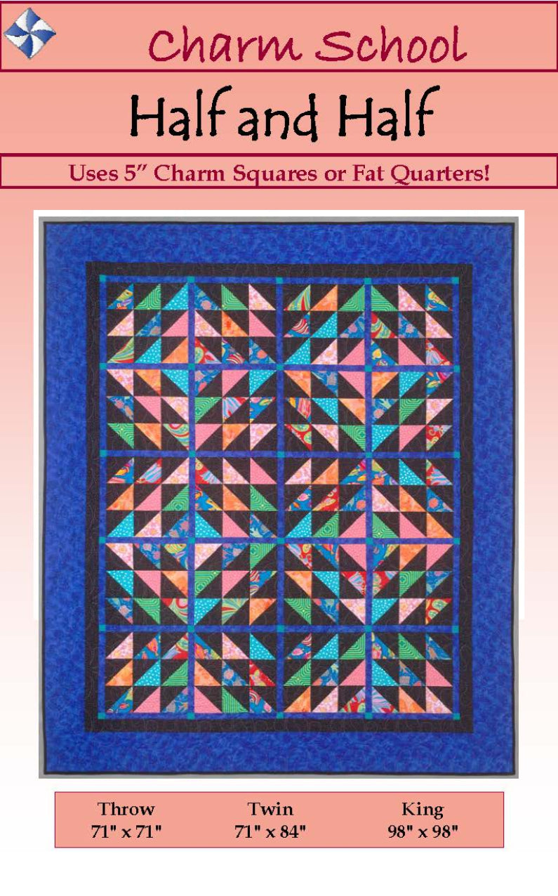 Half and Half Downloadable Pattern by Cozy Quilt Designs