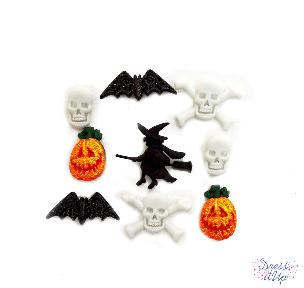 Halloween Icon Buttons by Dress It Up