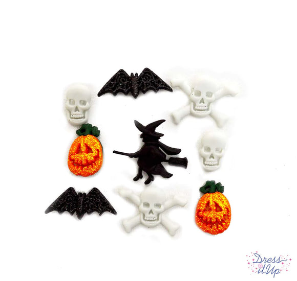 Halloween Icon Buttons by Dress It Up