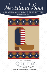 Heartland Boot Downloadable Pattern by Quiltin' Crazy