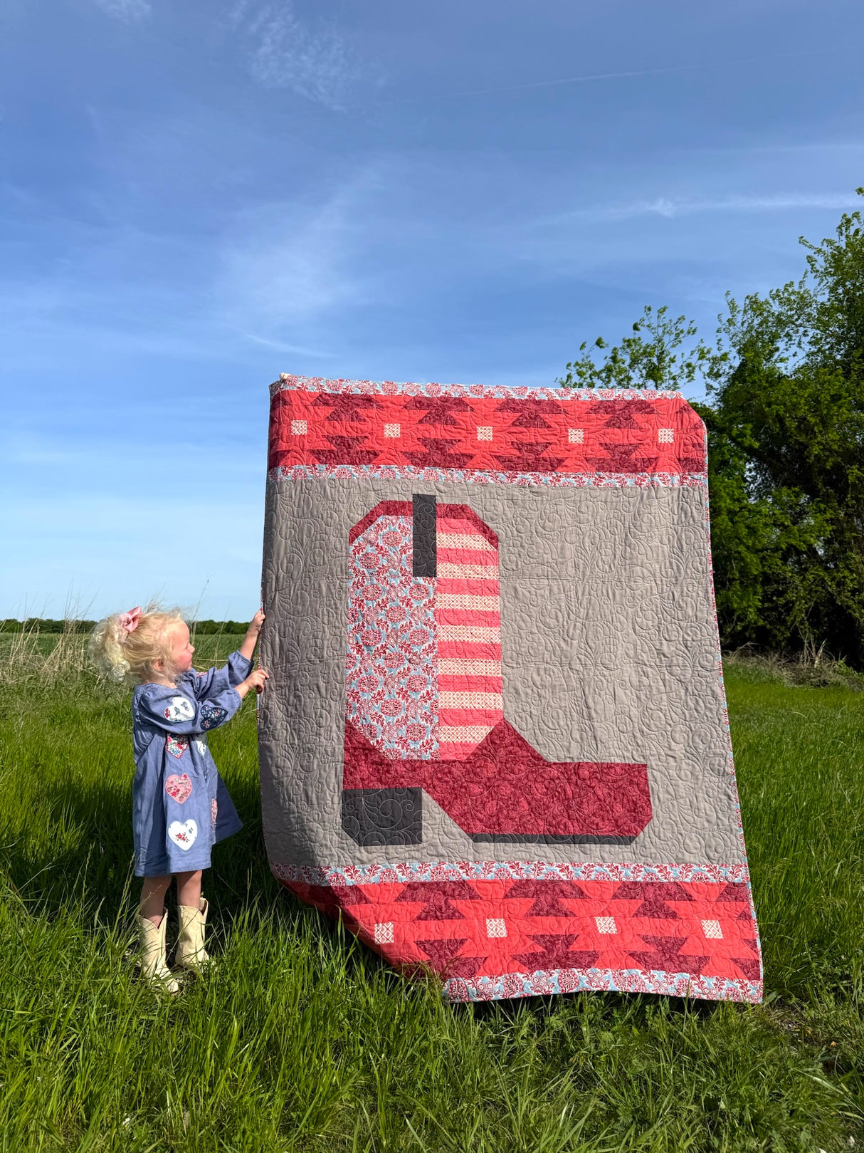 Heartland Boot Downloadable Pattern by Quiltin' Crazy