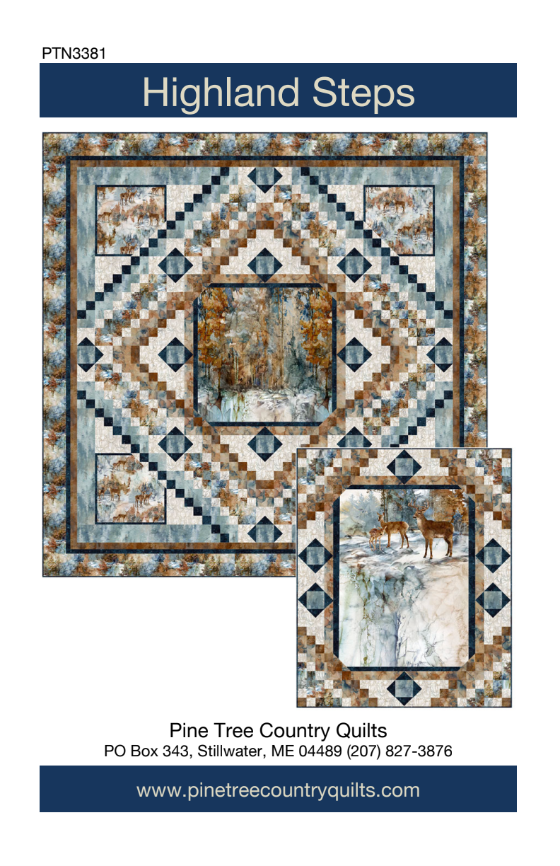 Highland Steps Downloadable Pattern by Pine Tree Country Quilts