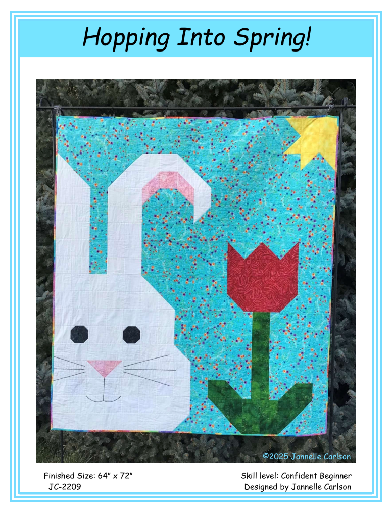 Hopping Pattern Worksheet Hopping Into Spring! Downloadable Pattern – Quilting Books Patterns and ...