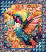 Hummingbird Cutting Corners Downloadable Pattern by Pine Tree Country Quilts