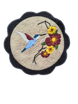 Hummingbird Mat Downloadable Pattern by Rachels of Greenfield