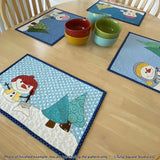 Frosty Friends Placemat Set Downloadable Pattern by Tulip Square Patterns