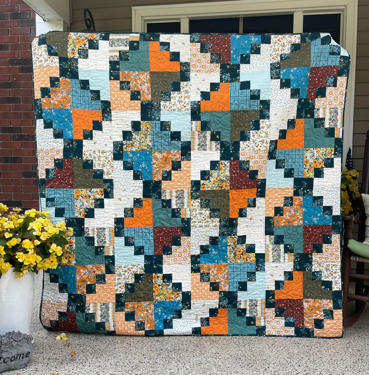 Pieceful Pathways Downloadable Pattern by Mara Quilt Designs