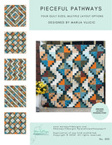 Pieceful Pathways Downloadable Pattern by Mara Quilt Designs