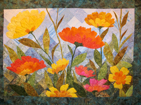 Summer Blooms Quilt Pattern by Barbara Persing
