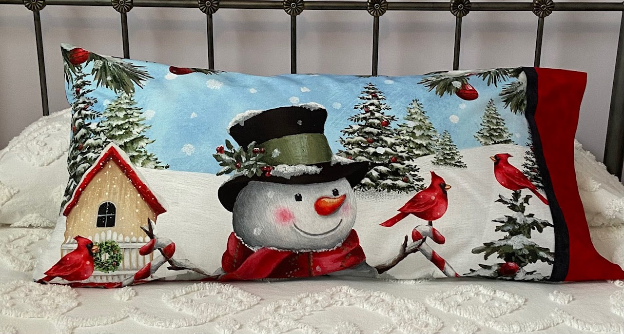 Pillowcases from Panels Christmas Book Downloadable Pattern Quilting