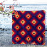 Fiery Sunset Quilt Pattern by Flying Parrot Quilts
