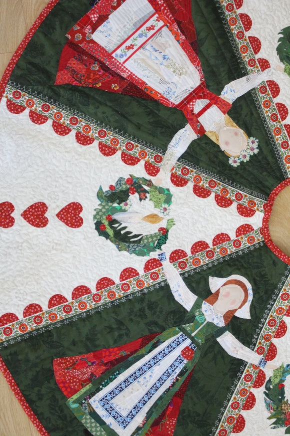 God Jul Quilt Pattern by Collage Quilter
