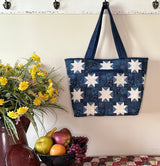 Cheater Print 8 Pocket Tote Bag Pattern by J. Minnis Designs