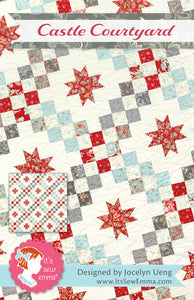 Castle Courtyard Quilt Pattern by Its Sew Emma