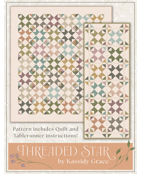 Threaded Star Quilt Pattern by It's Sew Emma