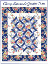 Cherry Lemonade Garden Twist Quilt Pattern by In The Beginning Fabrics